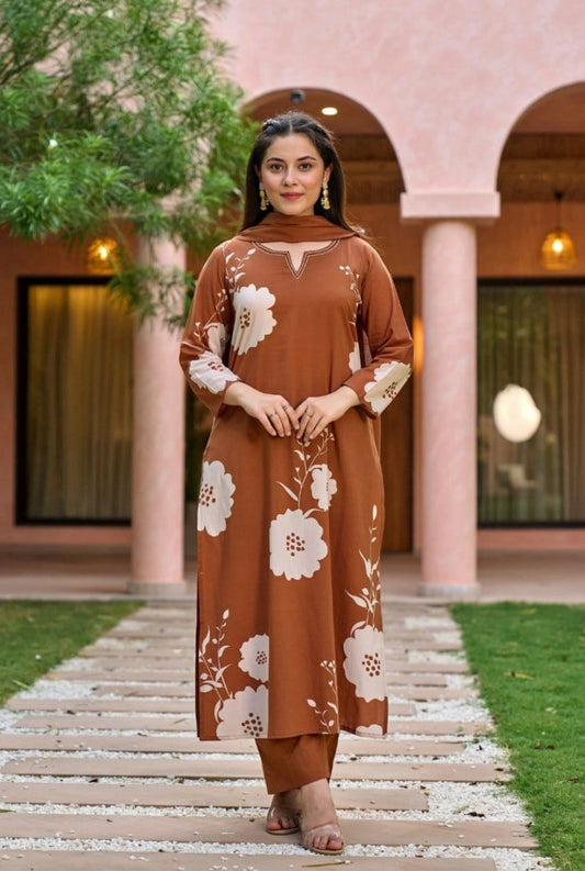 Noor Muslin Printed Suit Set