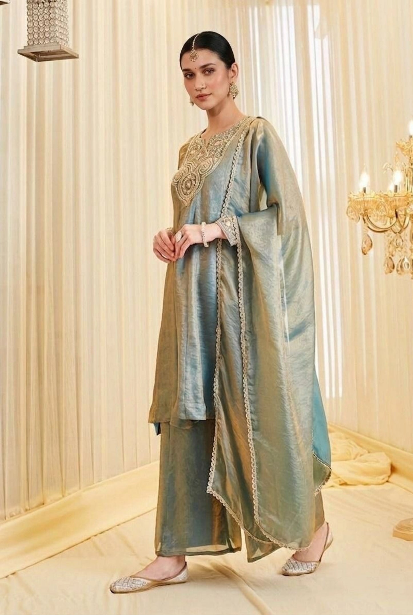 Noorza Fendi Silk Suit Set