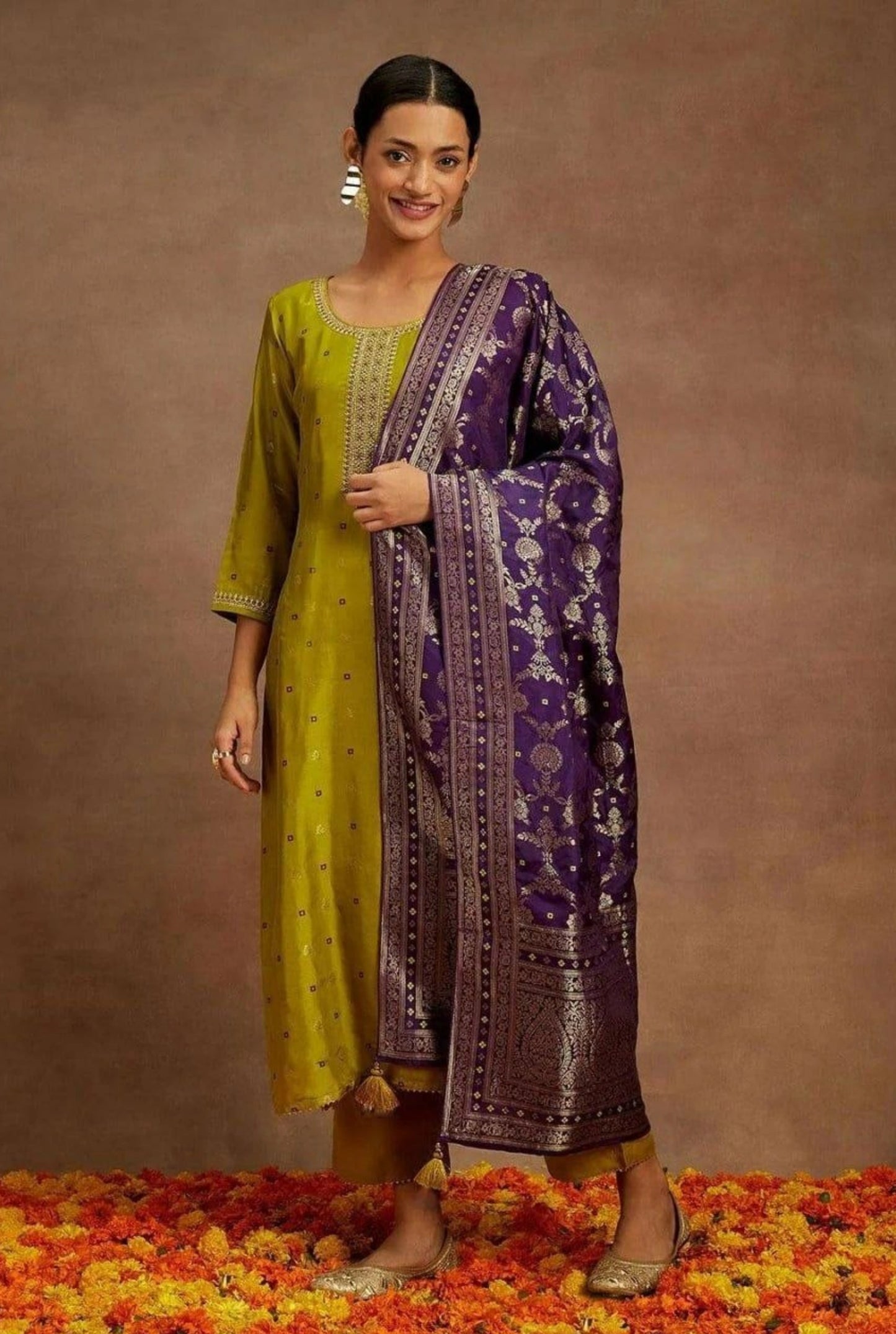 Varnika Soft Silk Heritage Suit Set
