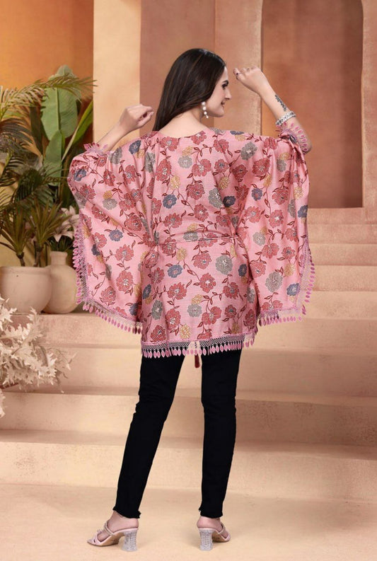 Vibrant Kimono Top