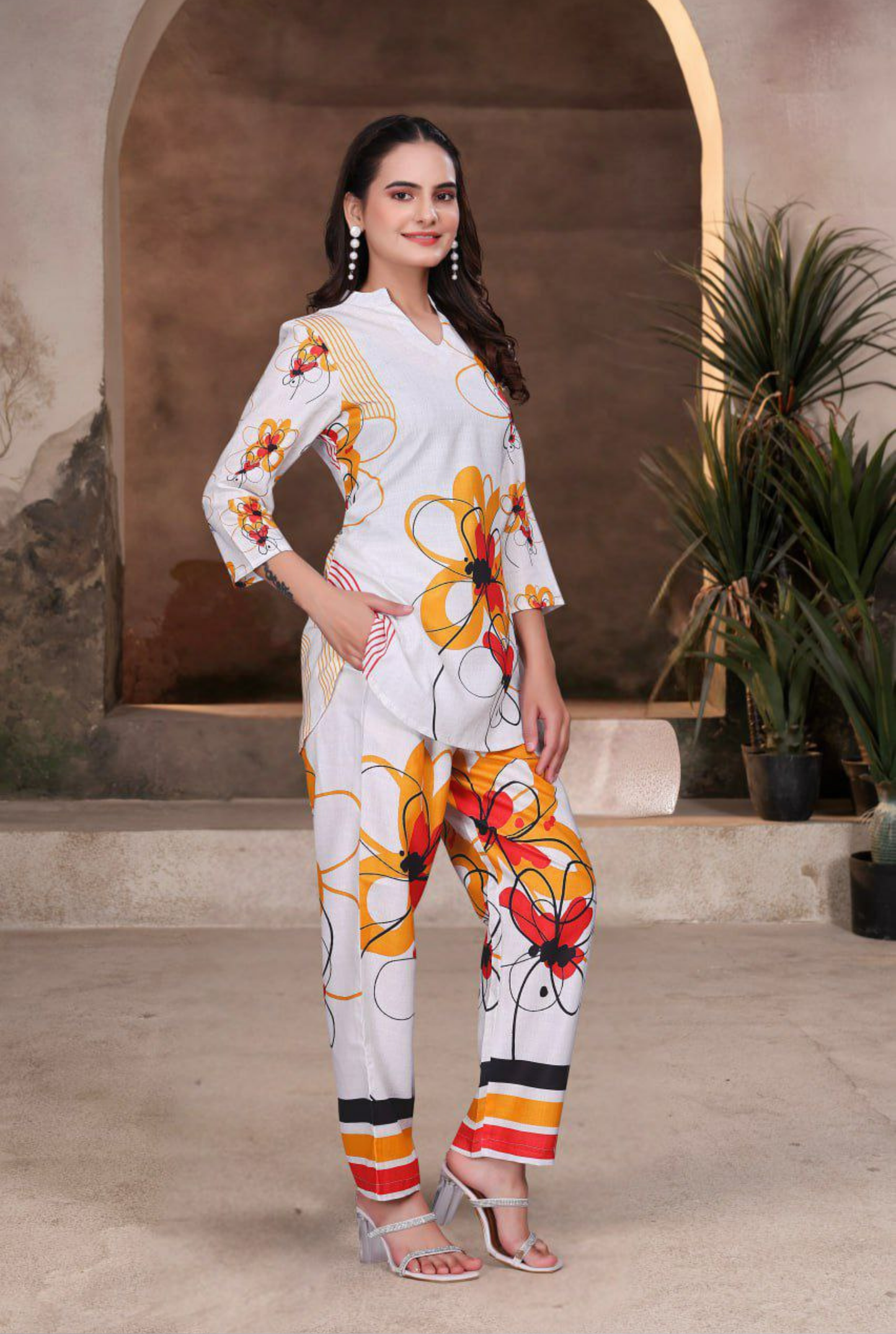 Sunset Bloom Coord Set